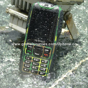 Hot Sale Factory Cheap 2-inch IP67 Waterproof Mobile Phone with 0.3MP Back Camera, Bluetooth 2.0